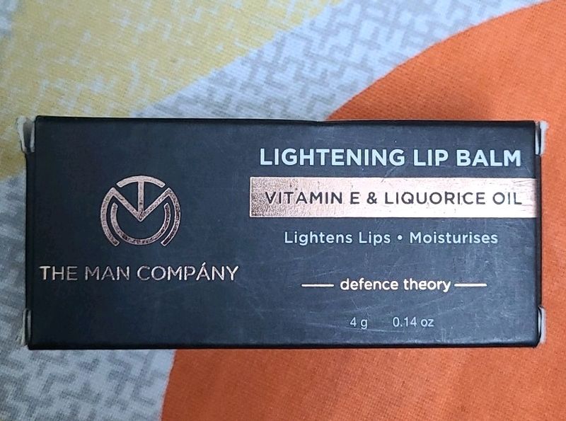 Lightening Lip Balm With Vitamin E & Liquorice Oil