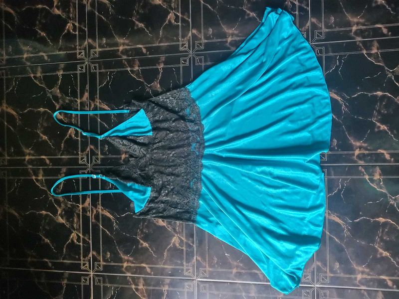 Klamotten Turquoise Blue Babydoll