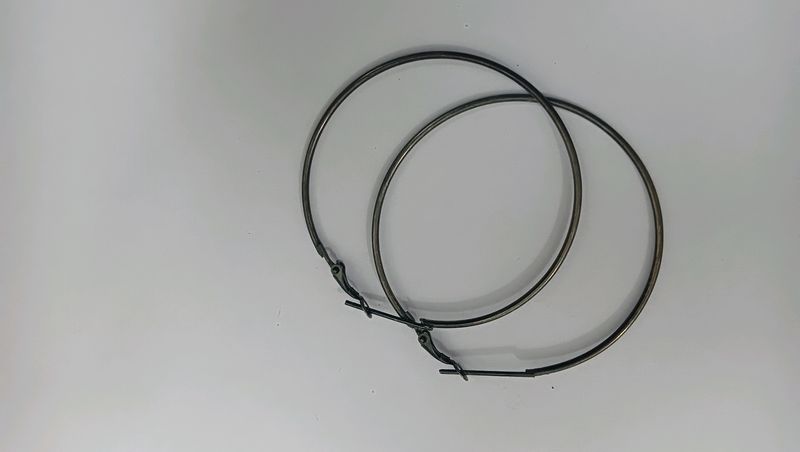 Black Ear Hoops