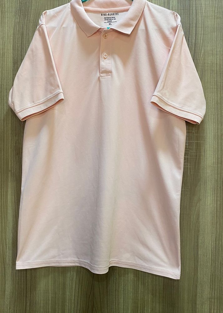 Men Polo Peace Pink Color Shirt Sleeve Tshirt