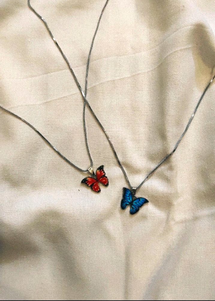 Beautiful butterfly pendent for girls pack of 2🫶