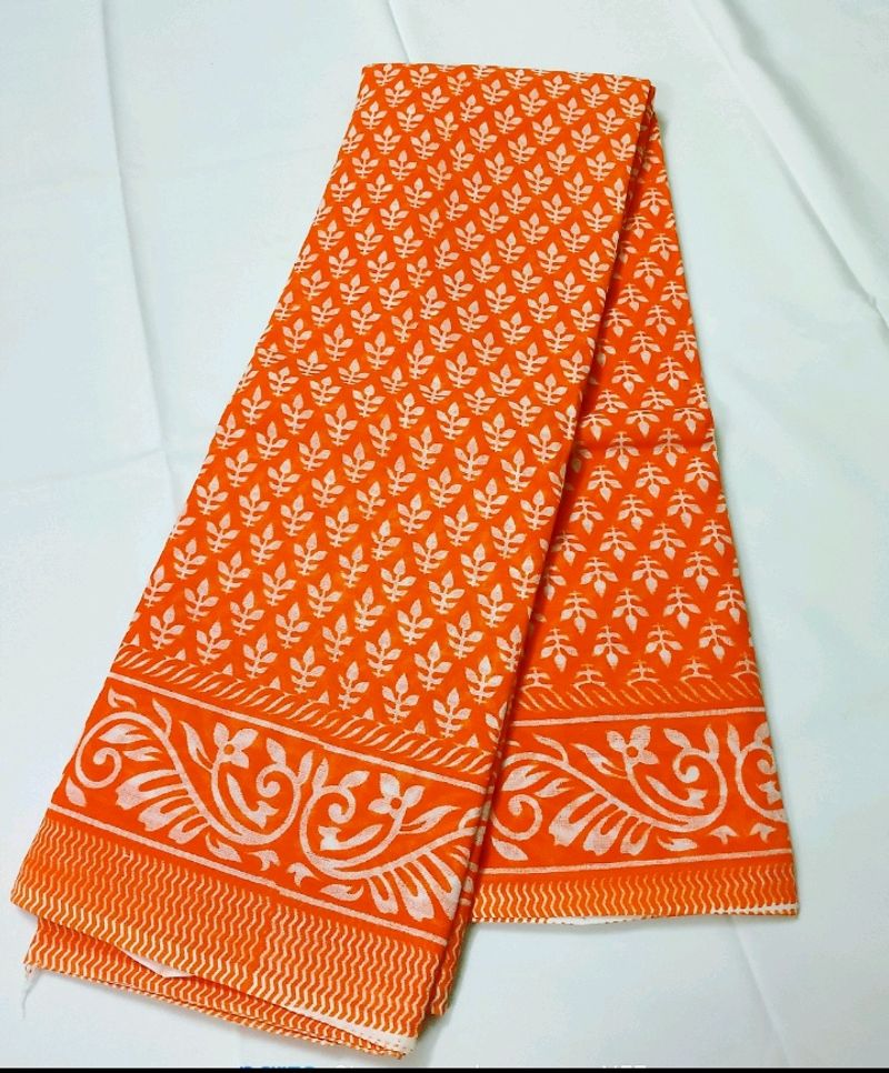 Cotton Mulmul Saree Without Blouse