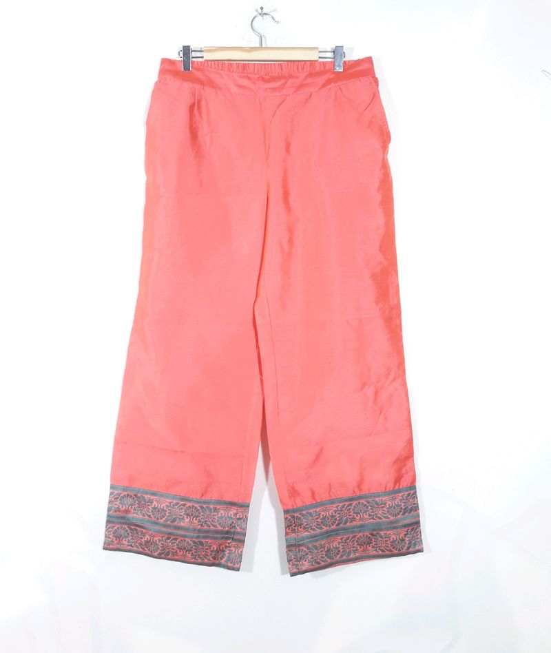 Pink Ethnic Wear Palazzo (Women's)