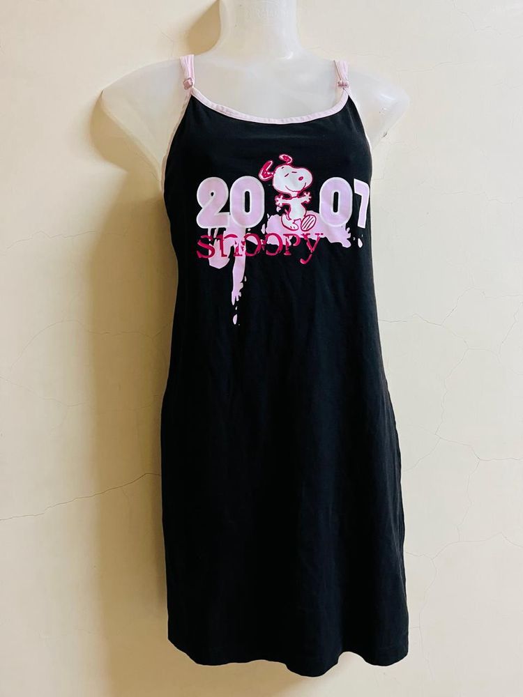 Korean Black Summer Wear One Piece