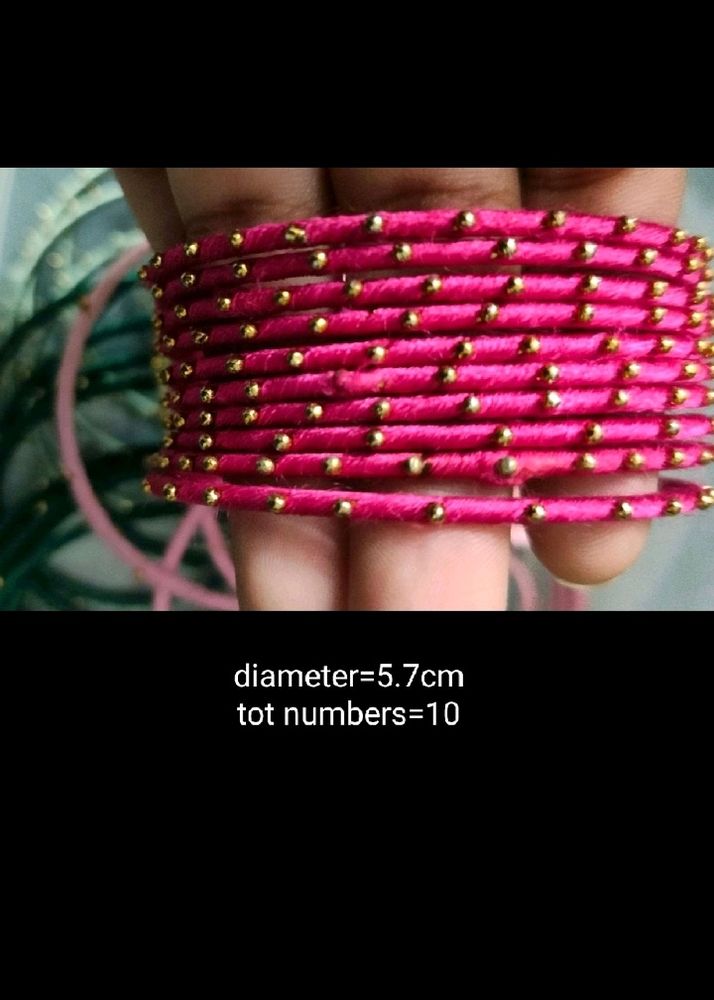 Metal Thread Bangles