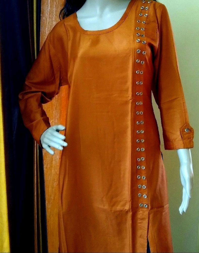 New Side Button Kurti