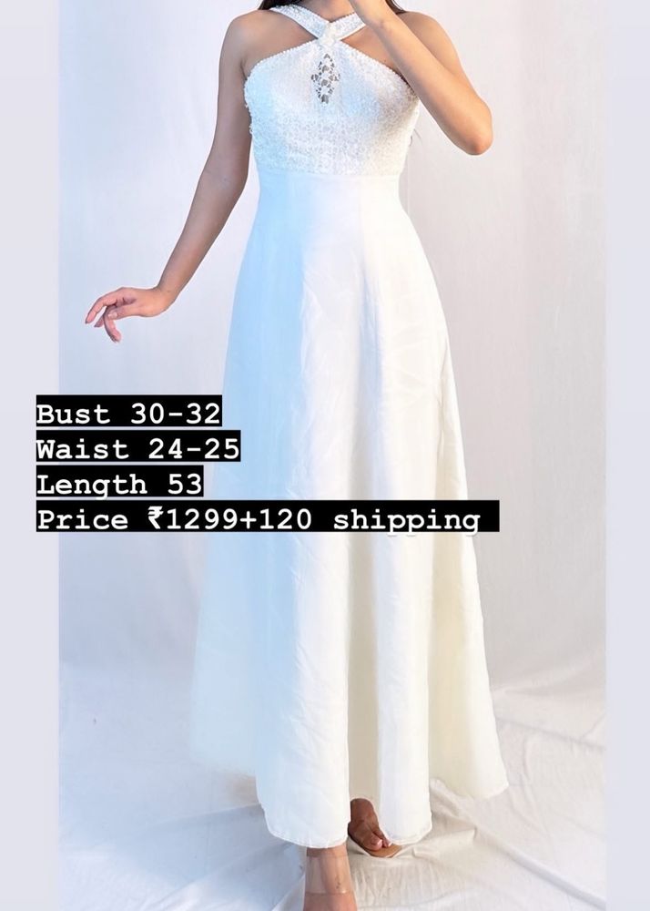 white fairytale  gown dress 🤍