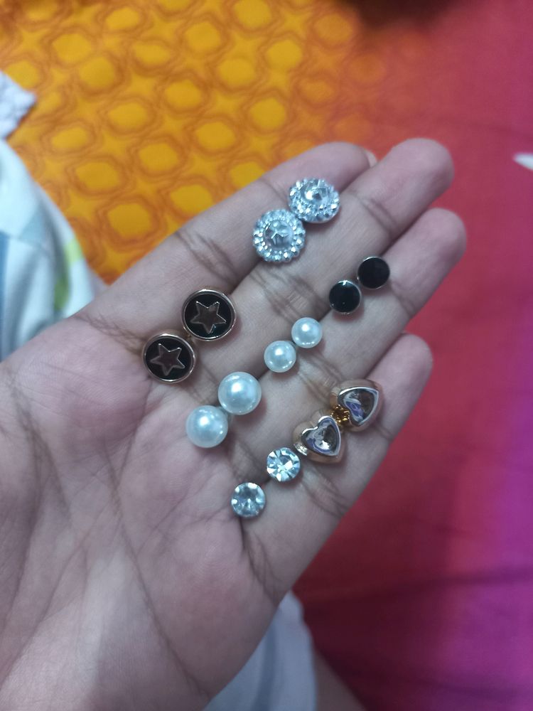 Never Worn 7 Pairs STUDS FOR GIRLS💫🥀