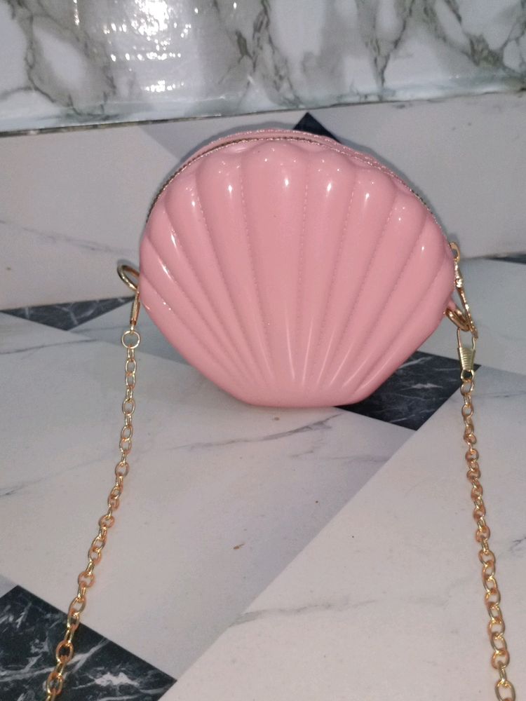 Imported Sling Bag Pink Mini Seashell Stylish