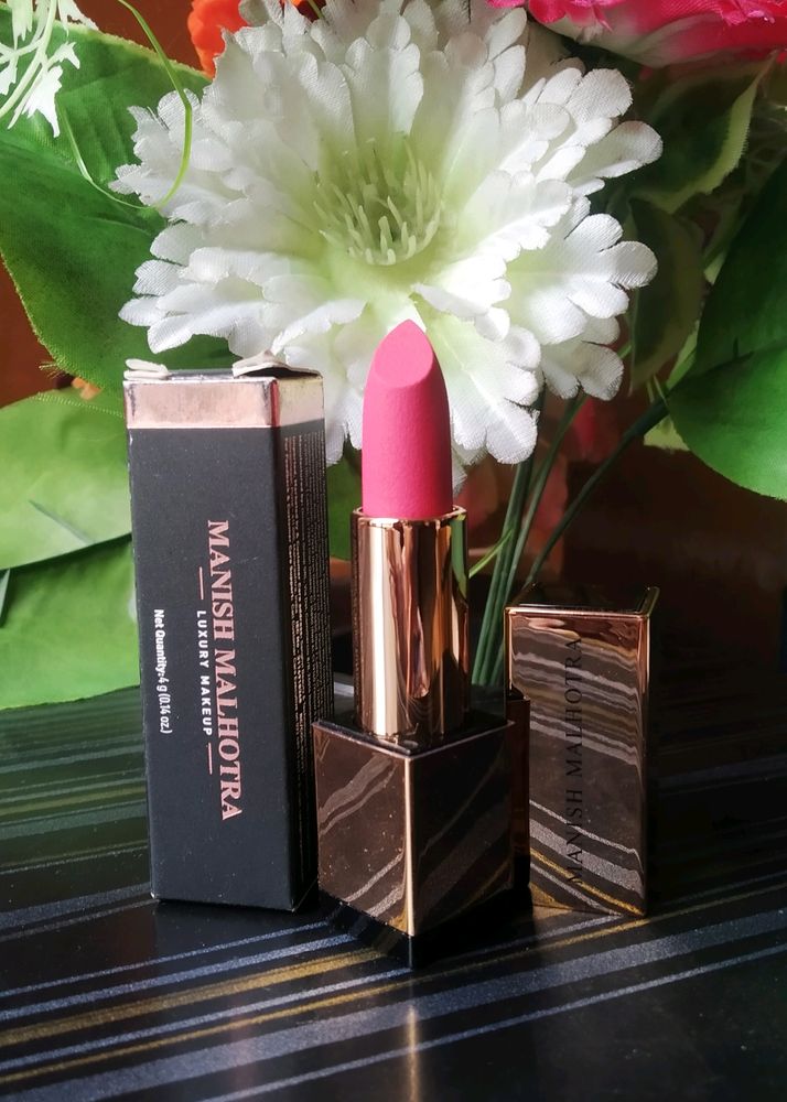 Manish Malhotra Powder Matte Lipstick - Pink Shade