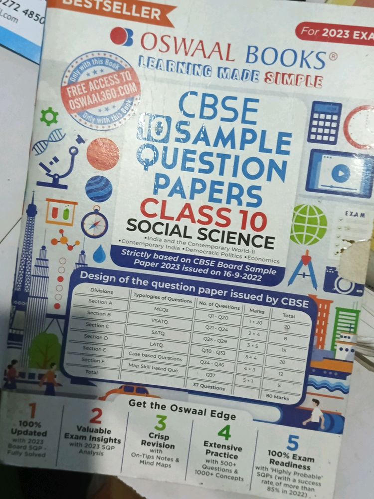 Oswal Sample paper Class 10 SOCIAL SCIENCE