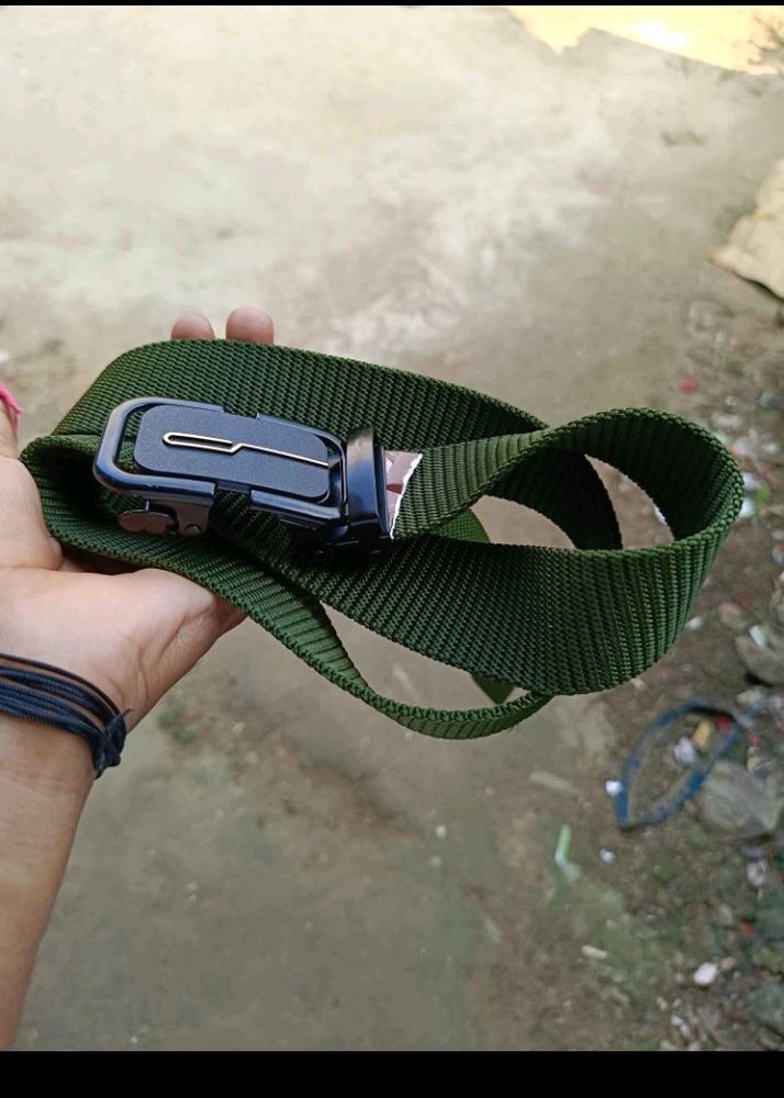 Cool looking New Nylon Belt For Man In Green