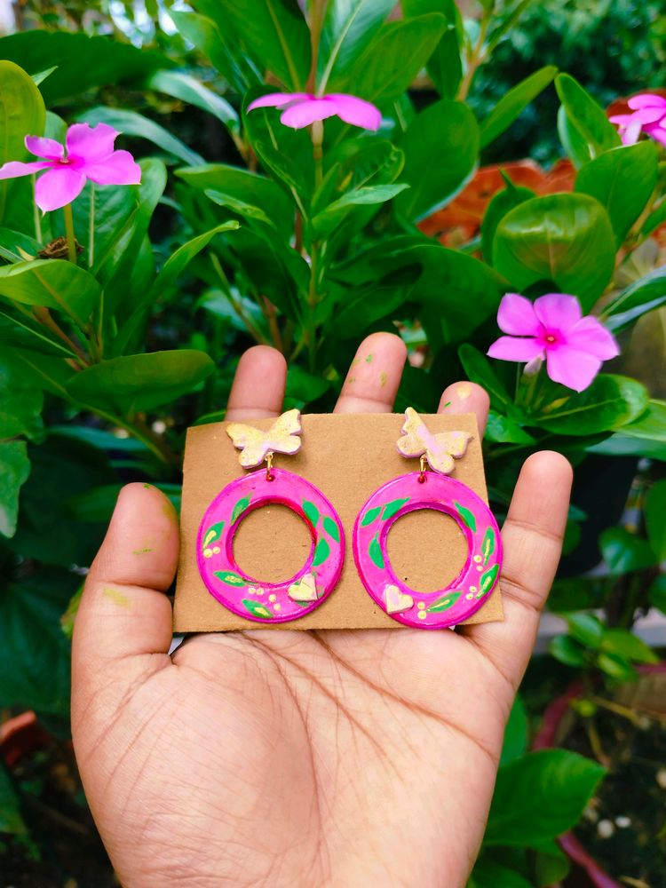 Hand Made Clay Earrings