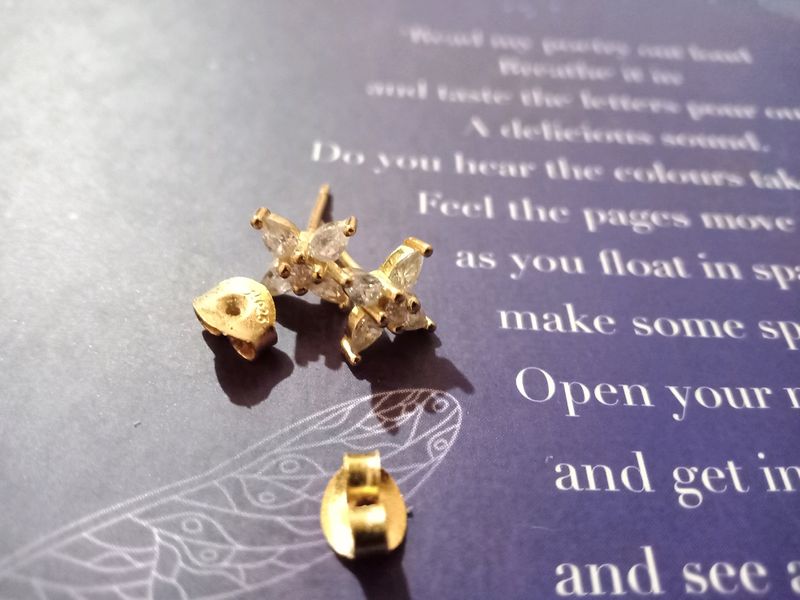 18k Gold Plated Stud