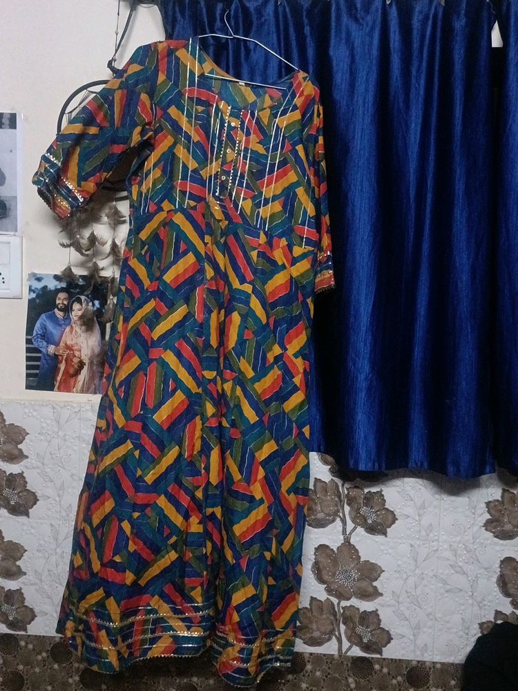 Multi Colour One Piece Gown