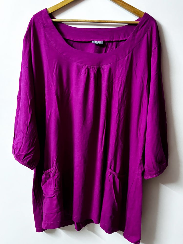 PLUS SIZE Magenta Top 9XL