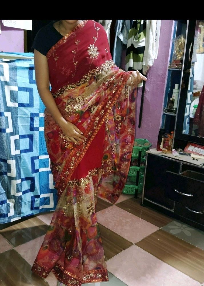 Saree With Blouse