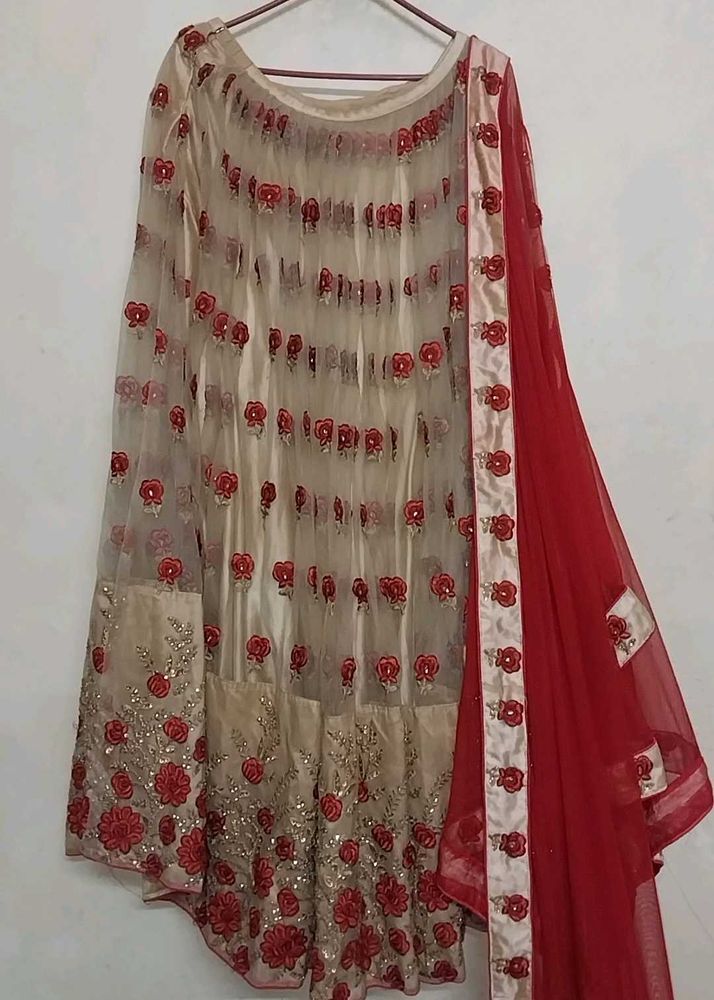 Very Beautiful Work Lehenga And Dupatta