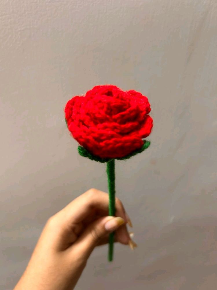 Crochet Rose Flower