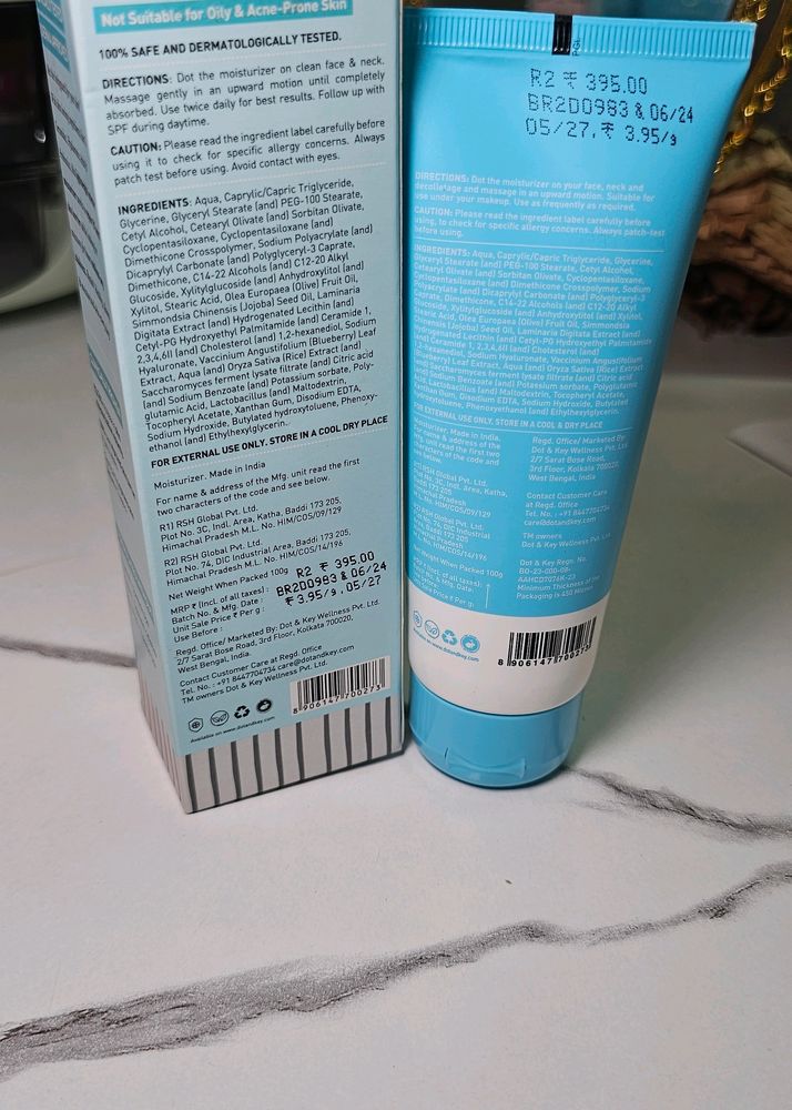 Dot And Key Blue Moisturizer