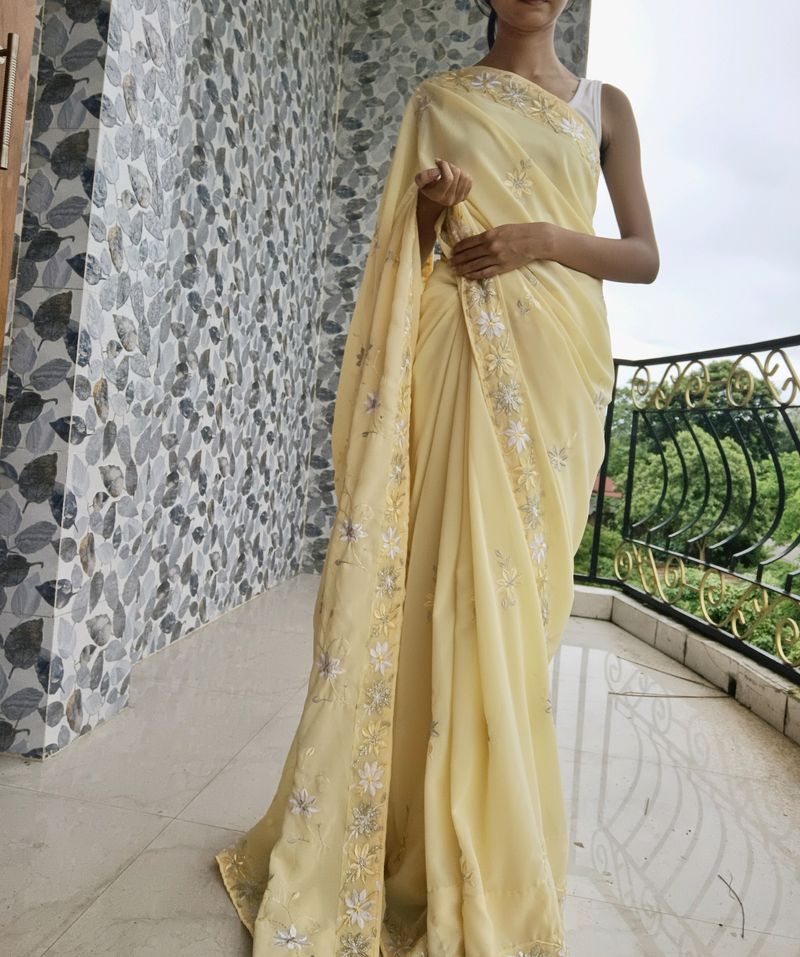 Yellow Saree