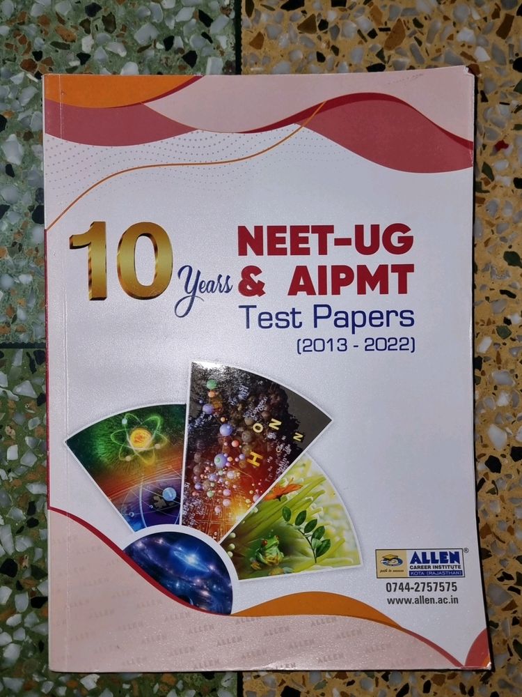 Allen neet ug and aipmt 2013 to 2022 test paper