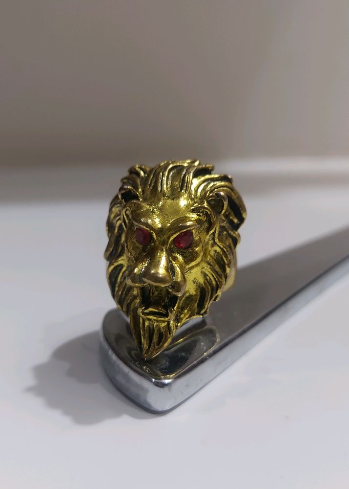 Stainless Steel Tiger Ring