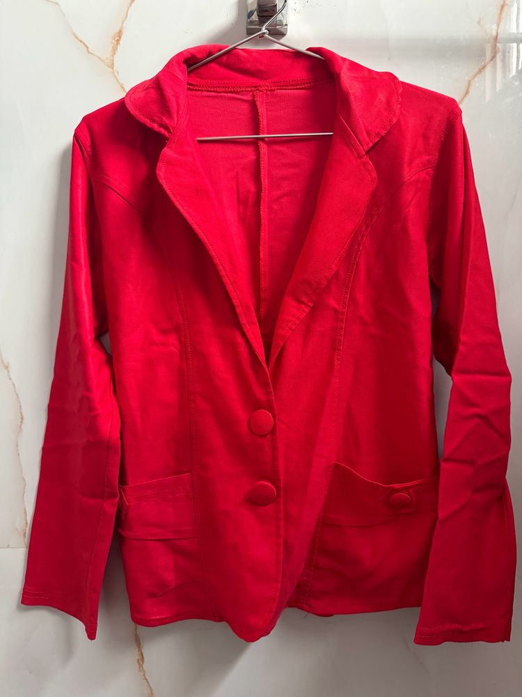 Mary Jane Red Blazer