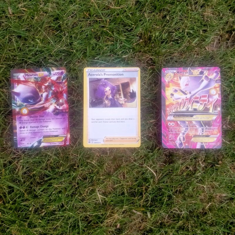 Three Rare Pokemon Cards