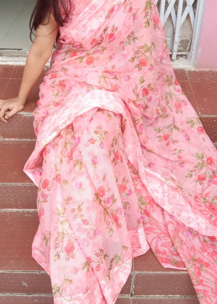 E💥Sale💥 Saree 50 Rs. Beautiful Floral Pattern