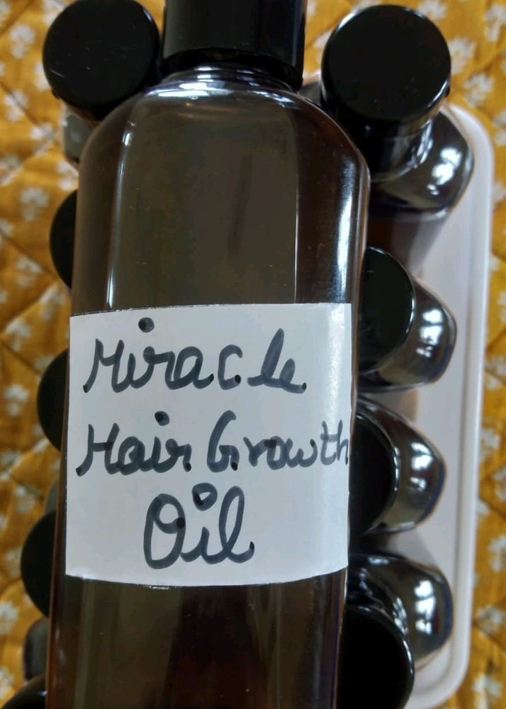 Home Made Hair Oil With Natural Ingredients