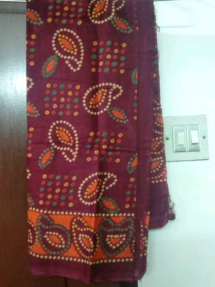 A Maroon Dupatta