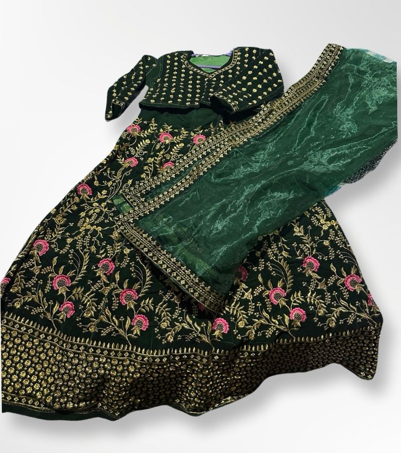 Green Lehenga Choli