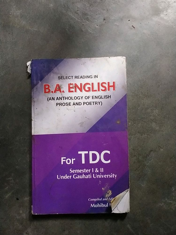 For B.A Students, English Book