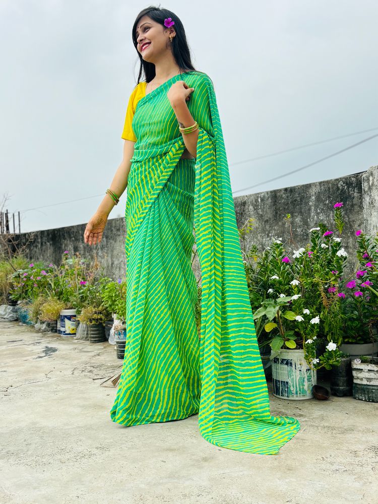 Lehriya Saree