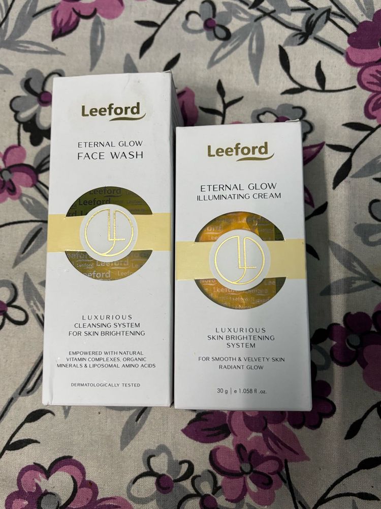 ledford face wash and illuminating cream