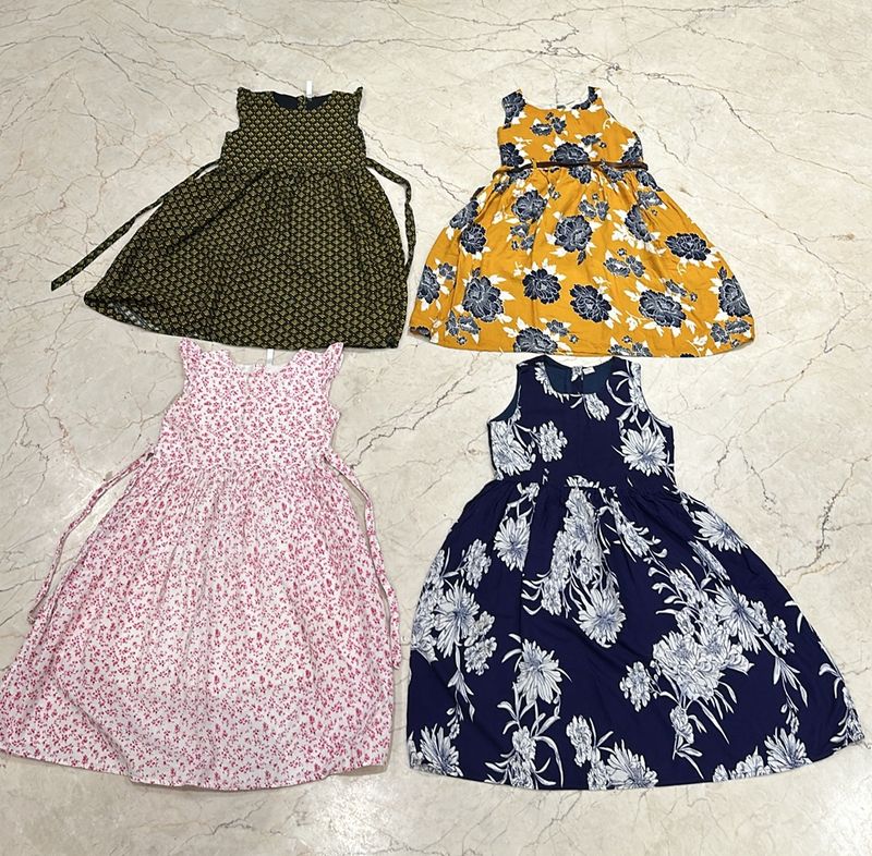 COMBO-4 GIRLS FROCKS