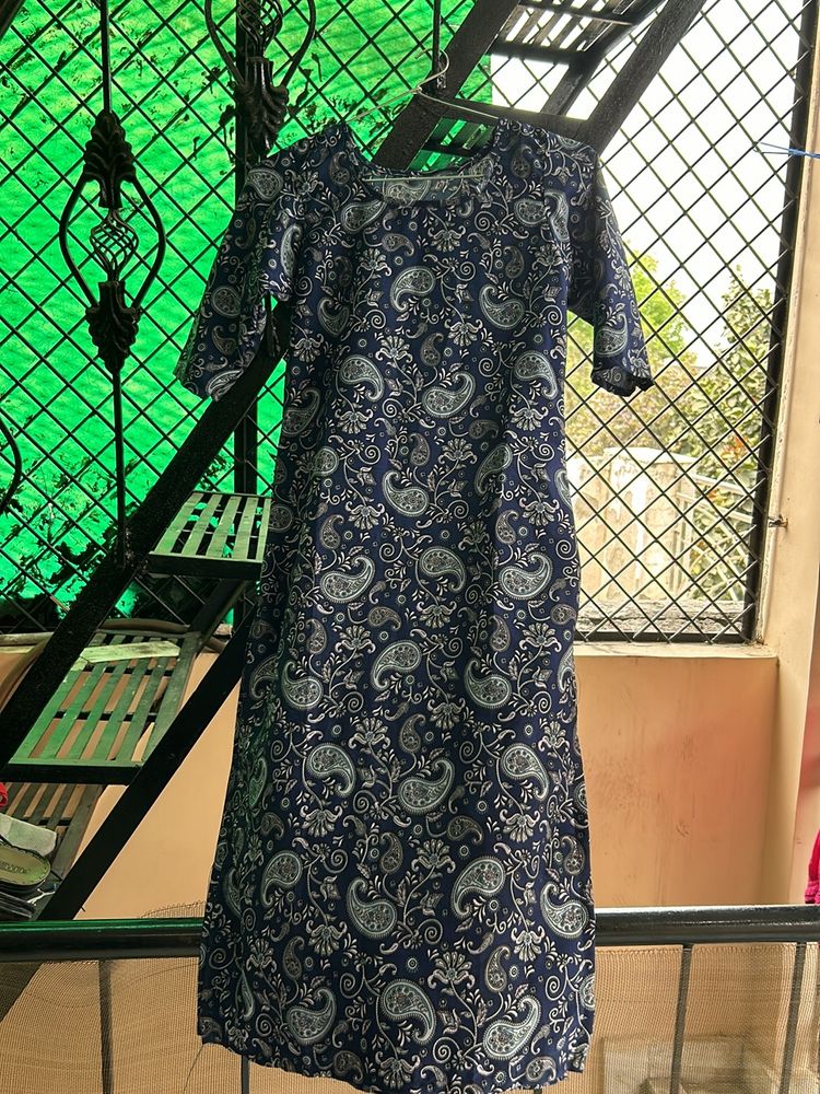 Blue Kurti For Women