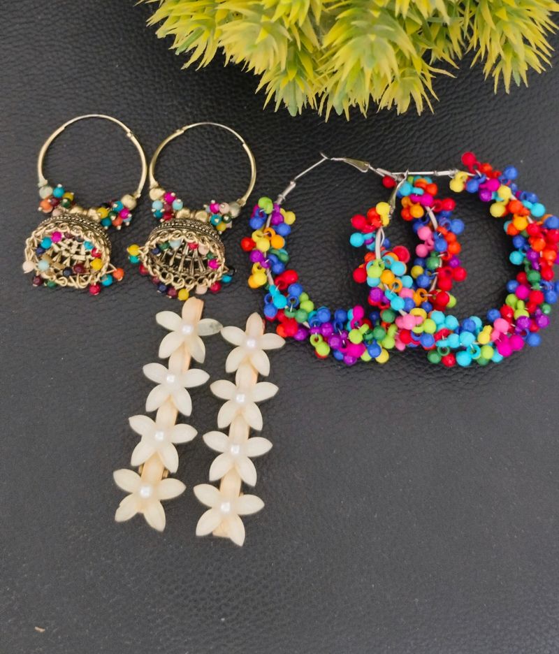 Combo Sale Of Earrings And Hairpins