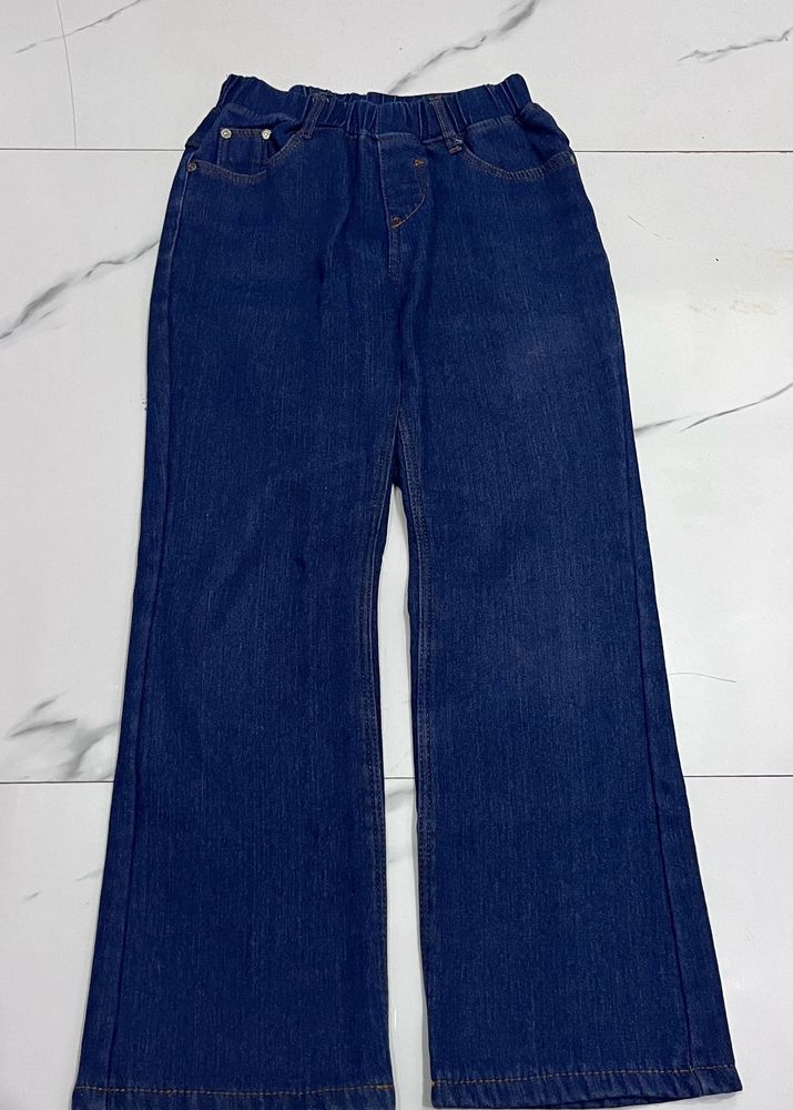 Wollen Wide Leg Jeans