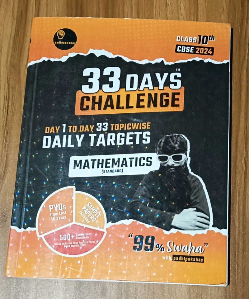 33 Days Challenge Class 10th CBSE Mathematics