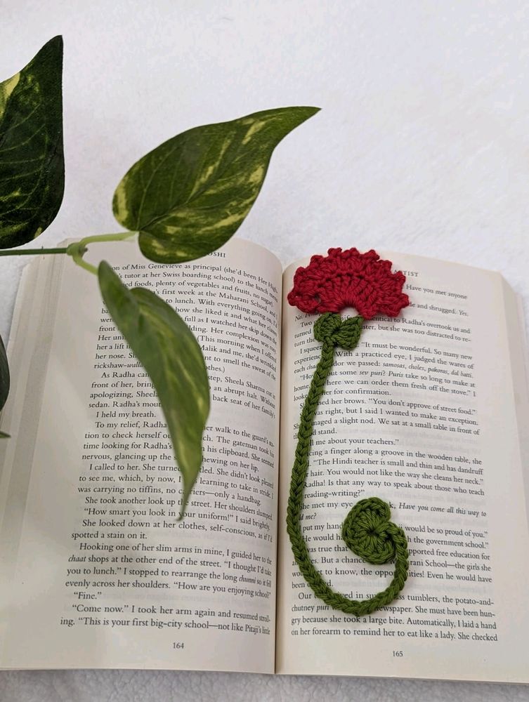 Crochet Handmade Flower Bookmark