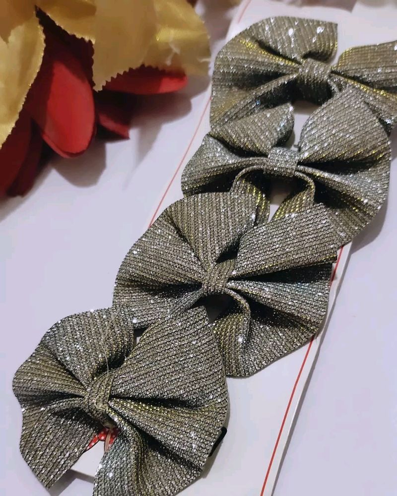 Silver Bow clip