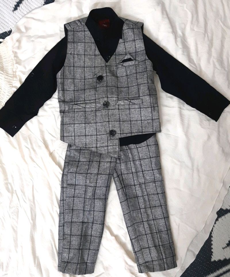 2years Boy Trendy Checks Dress