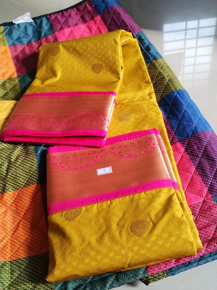 Kanchipuram Silk Saree With Blouse