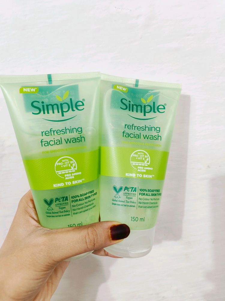 2 SIMPLE FACEWASH