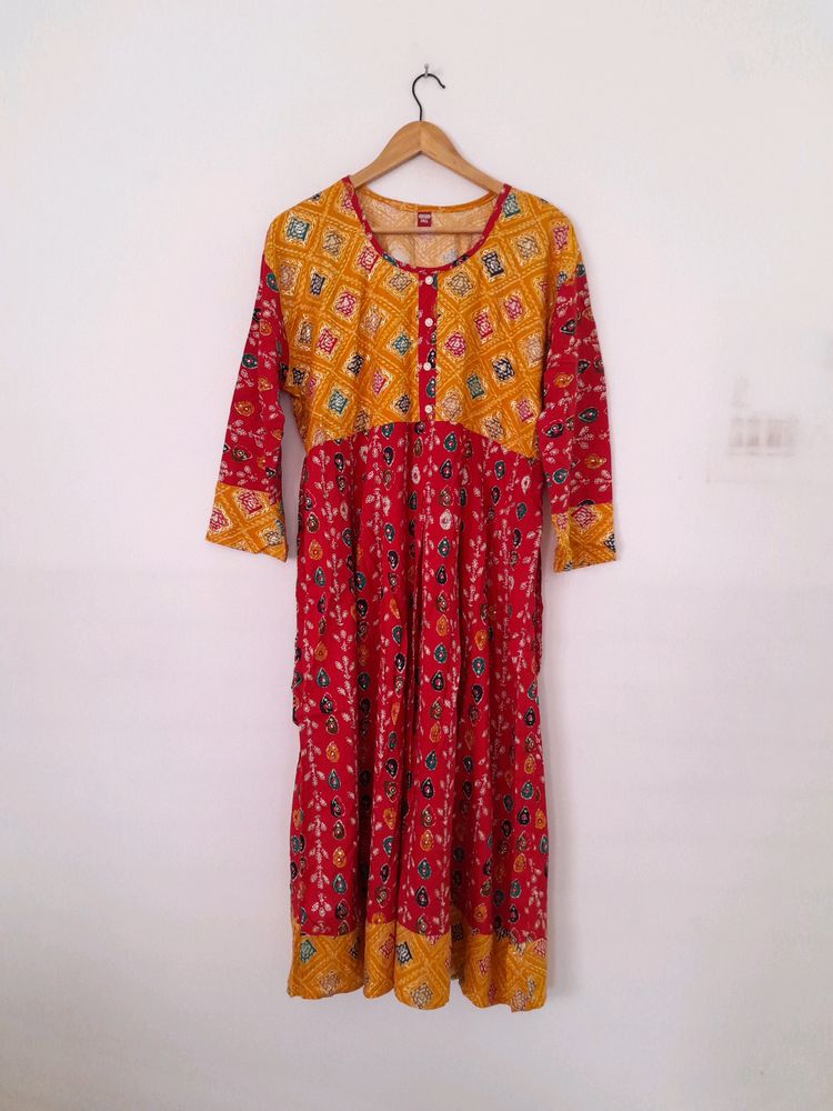 Multicolor Printed Kurta (Women's)