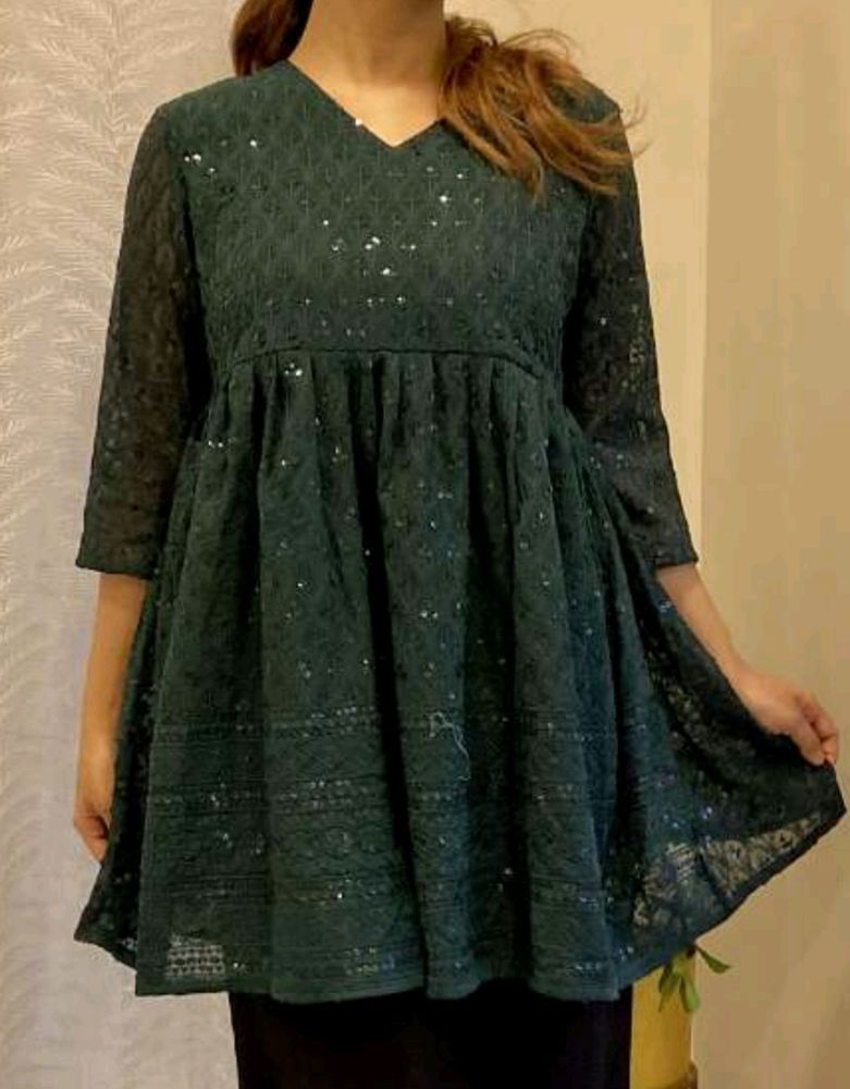 chikankari Kurti