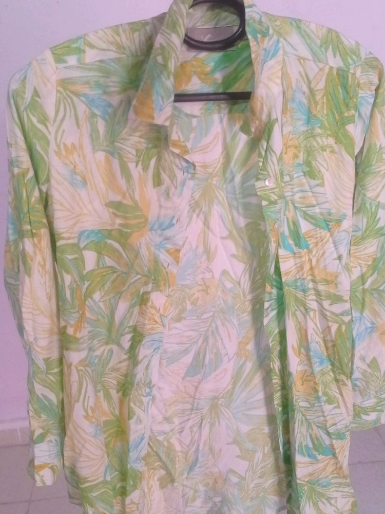 Parrot Green Shirt