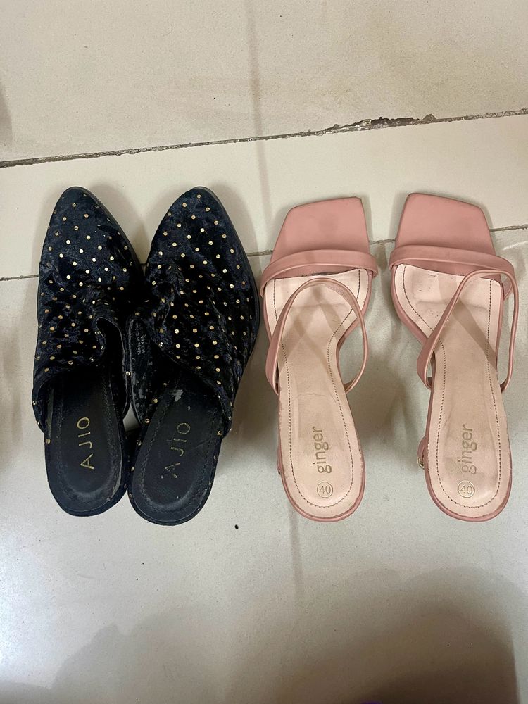 2 Pairs Of Multi Brand Heels In 40 Size